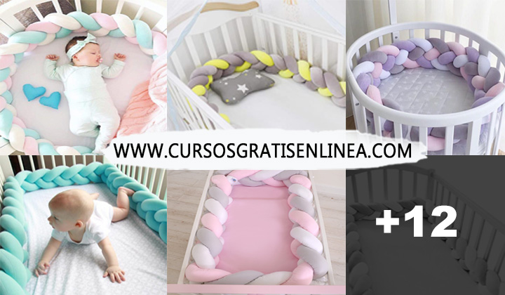 APRENDE HACER TRENZA DE TELA PARA CUNAS DE BEBÉ